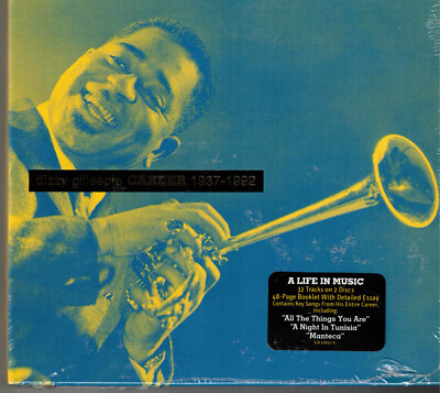 Career: 1937-1992 by Dizzy Gillespie (2 CDs, 2005 Shout Factory) 32 Tracks/NEW!