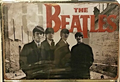 8x12 TIN SIGN Beatles famous rock roll band fab 4 John Paul 8x12 TIN SIGN Beatles famous rock roll band fab 4 John Paul