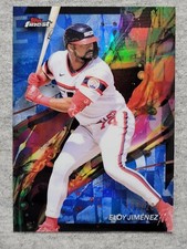 2024 Topps Finest Common Base Blue Refractor 177/200 Eloy Jimenez White Sox 75