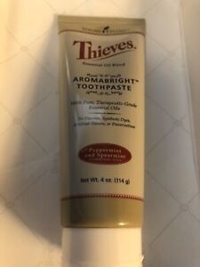 Young Living Thieves 4 oz Aromabrite toothpaste w peppermint and