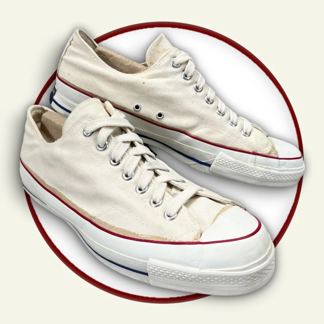 1960s Vintage Converse Chuck Taylor Low Top Sneakers Size 13 Near Mint USA  Made