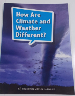 how are climate and weather differe houghton mifflin G5 blue 9 Paperback (97-39)