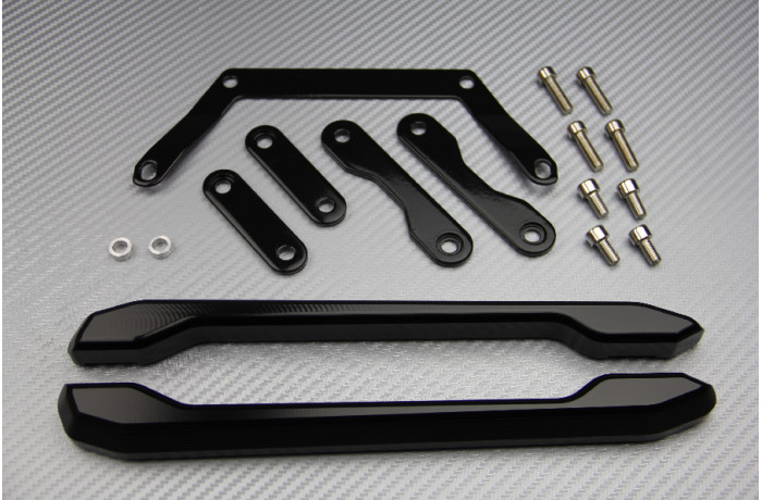 Poignée passager MT-09 noire et support de fixation arrière pour moto Yamaha 13-16