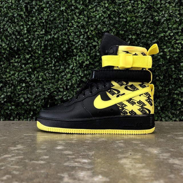 sf air force 1 high black dynamic yellow