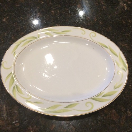 "Frivole" Elegance Limoges Porcelain 13" Oval Serving Platters by Bernardaud - Picture 2 of 6
