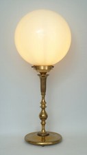 Art Déco Schreibtischlampe Messinglampe Berlin Tischleuchte Kugellampe 
