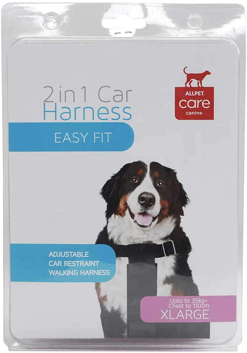 Canine Care Car and Walking Harness for Dog, Black eBay