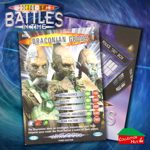 DOCTOR WHO Battles in Time #601-825 ULTIMATE MONSTERS RARE & COMMON Cards - Picture 34 of 213