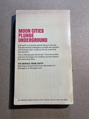 THE MENACE FROM EARTH by Robert Heinlein 1962 Signet FIRST