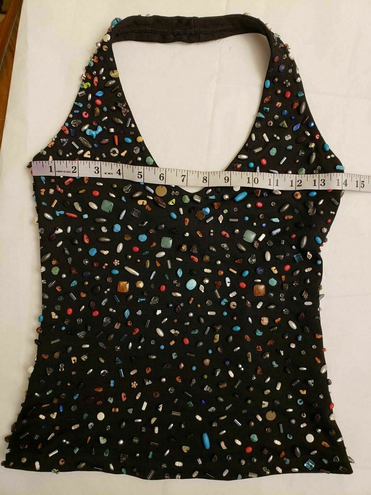 Thamara Capelao Dramatic Beaded Size M Women's Ar… - image 7