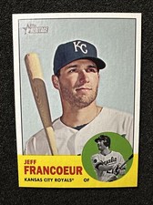 JEFF FRANCOEUR #282 2012 Topps Heritage Baseball QTY Kansas City Royals