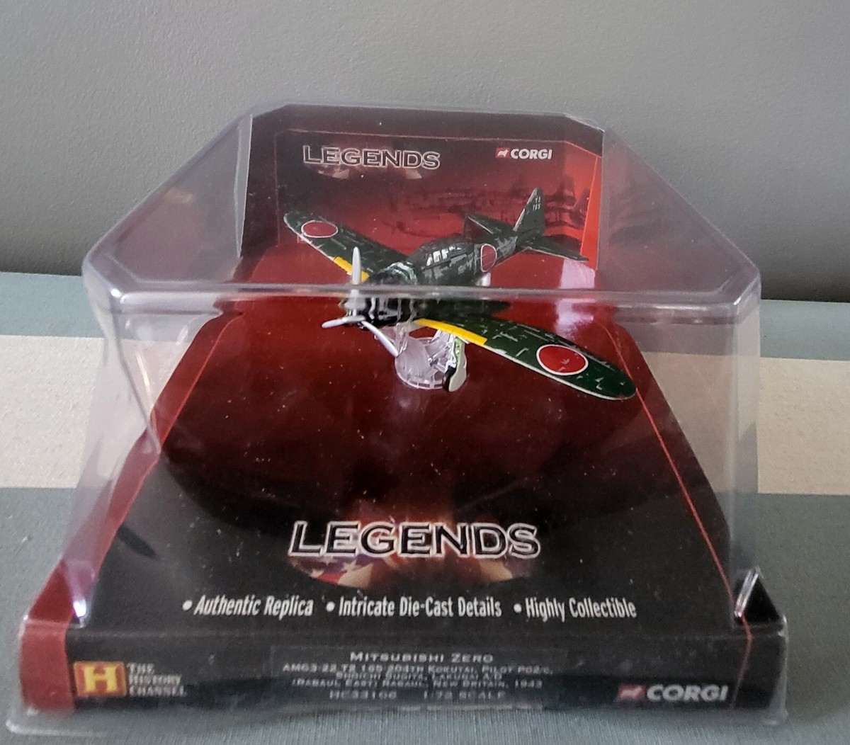 Corgi Mitsubishi AMG3-22 ZERO Die Cast Japan History Legends Scale