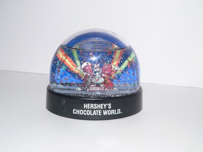 Rare Collectible 1990s Hershey s Chocolate World Plastic Dome Snow Globe Reeces