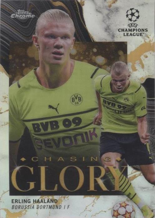 2021-22 Topps Chrome UCL Erling Haaland #CG-1 for sale | eBay