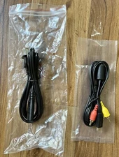 Genuine Canon AVC-DC400ST Stereo AV Cable & Charger LC-E8 Cable Adapter