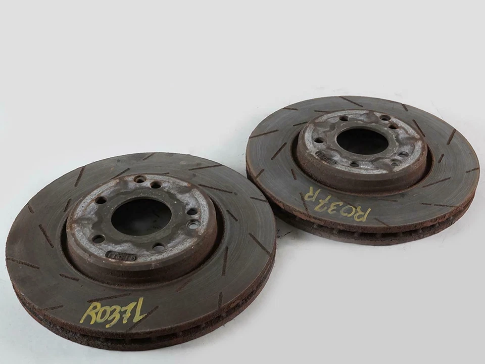 Disco de freno de rotor delantero izquierdo derecho Mercedes Benz Clase SLK R170 2001-2004 izquierda derecha Foto 2 de 4