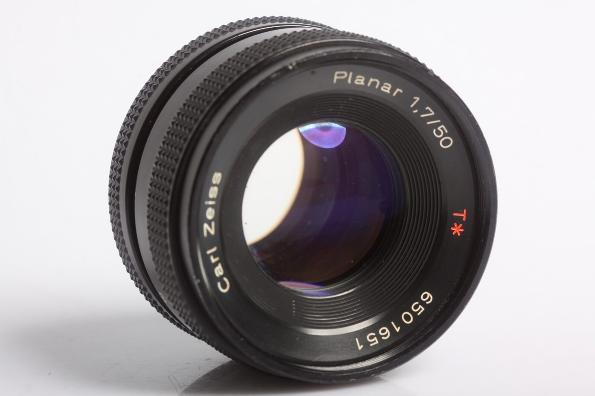 Review Carl Zeiss Planar 50mm F1 7 Contax VERY GOOD-Contax Carl