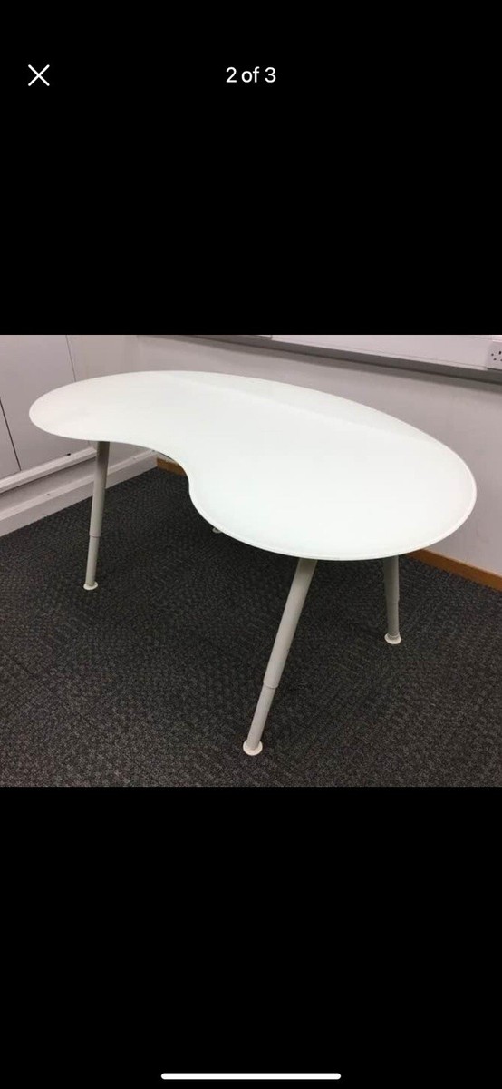 IKEA GALANT Kidney Glass Desks Pick Up Only | eBay
