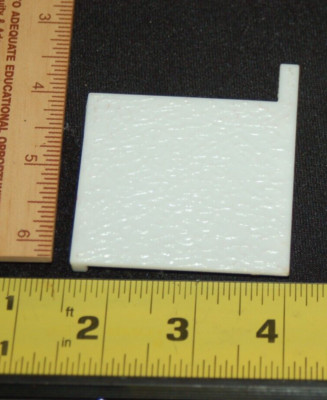 VINTAGE PLASTICVILLE HOUSE S OR O SCALE PARTS REPLACEMENT SIDE WALL A
