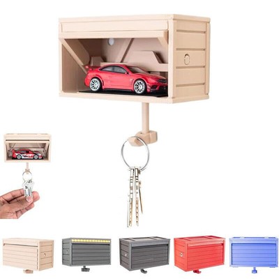 Car Garage Key Holder with Opening Door, Key Holder for Wall Hot