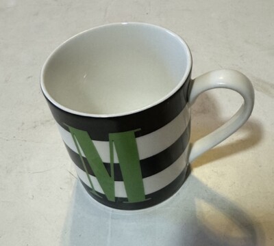 Kate Spade New York Lenox Ceramic Initial  M  Coffee Mug 12 Oz.&&&