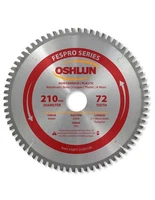 Oshlun SBFT-210072A 210mm 72T Non-Ferrous TCG Saw Blade for Festool TS 75 EQ