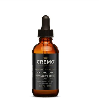 Cremo Beard Oil Moisturizing Agent Kentucky Bourbon Scent 1 Fl Oz