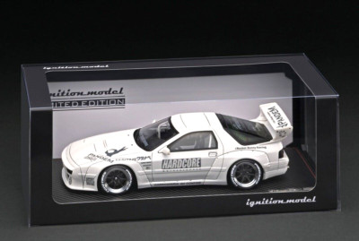 Ignition Model PANDEM RX-7 (FC3S) White With Engine 1/18