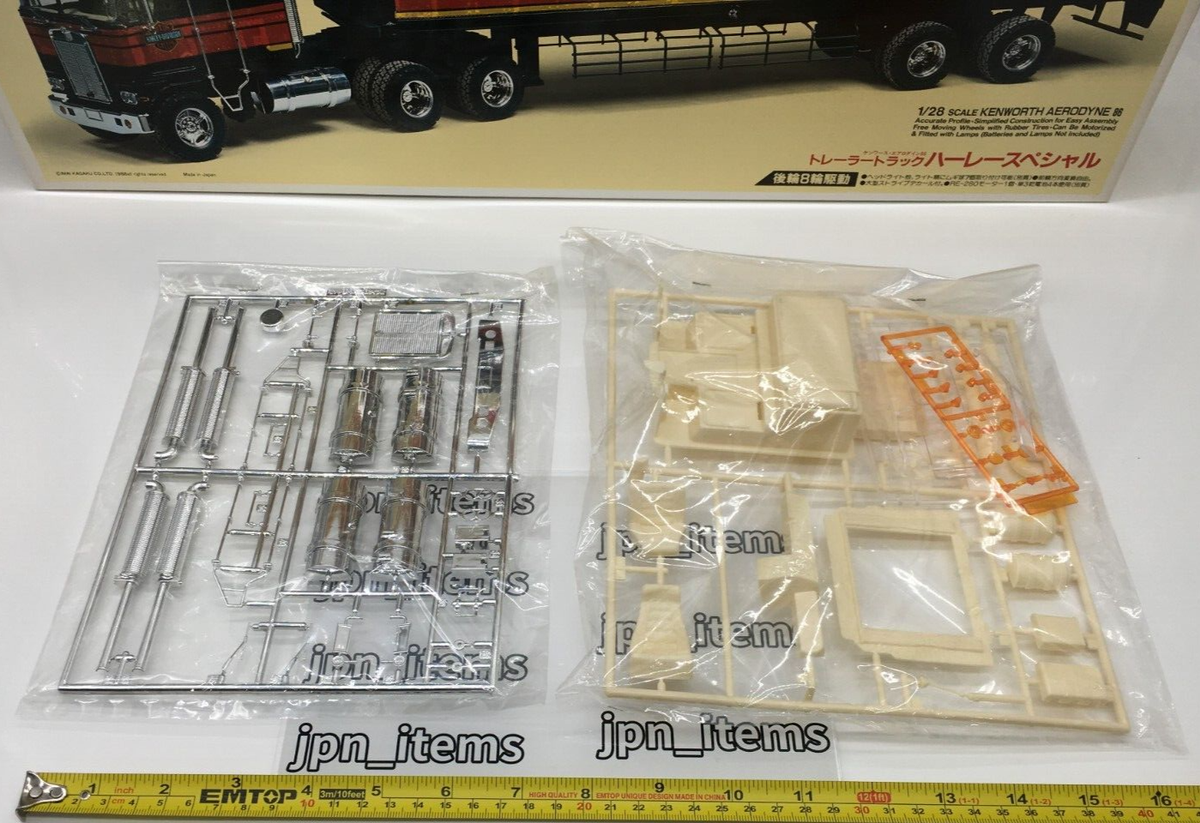 imai 1/28 Kit Harley Davidson Trailer Truck Harley Special