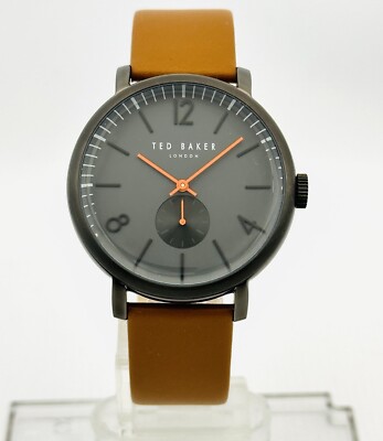 Ted Baker Oliver TE10031514 Grey Dial Gunmetal Black Stainless