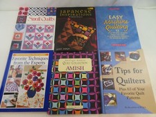 Lot of 6 Quilting Books With Patterns, Patchwork, Quilts, Ideas Mixed Lot BBB