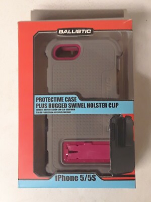 Ballistic Apple iPhone SE (2016) iPhone 5s/5 gray Hot Pink Rugged Tough Case