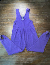 VTG GAP Kids Girls Purple Sleeveless Jumpsuit Size MED Cotton One Piece
