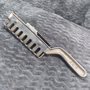 Vintage B & H Chromed Iron Meat Tenderizer Commercial Butcher Shop Tool 