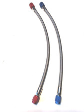 4an 12 Nitrous Oxide Stainless Braided Hose 4an To 3an Red And Blue Pair