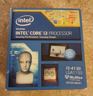 Intel Core i3-4130 3.4 GHz 2-Core (BX80646I34130) Desktop Processor - Tested