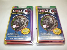 2 HOLT HEAD COLLAR TRAINING WALK NO PULL  HEAD COLLAR PINK SIZE 5 FREE SHIP USA