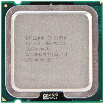 INTEL SLA9X E6550 Core 2 Duo Prozessor CPU 2,333GHz/4M/1333MHz