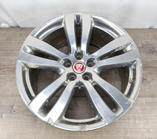 2010-2019 Jaguar Xj Xjl 19 Wheel Rim 19x10.0j Alloy 5 Double Spoke Silver Oem