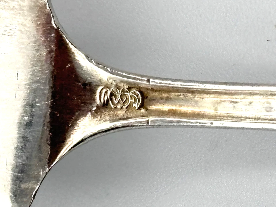 Antique Cooper Bros. & Sons Sheffield England 1920s Bead Pattern Sterling Silver - Image 3 of 4