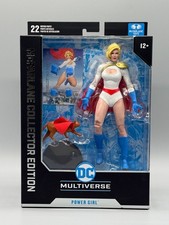 POWER GIRL REBORN McFarlane Collector Edition DC Multiverse 7 Figure - READ