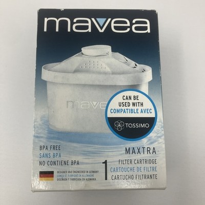 Mavea Maxtra Replacement Filter Cartridges for Water Filtration Pitcher - 1 pack