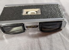 Vintage SELSI 3X Rectangular Full View Optics BINOCULARS ~ Made in Japan