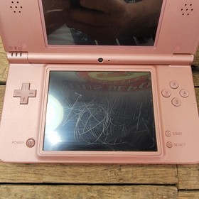Nintendo 3DS XL Pink Console w/ Charger Tested Works READ