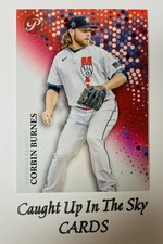 2023 Topps Pristine Corbin Burnes All Star “Red Refractor” #5/5 National League