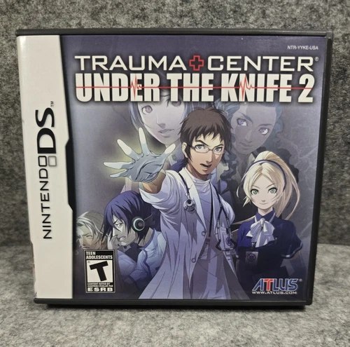 Trauma Center Under the Knife 2 for Nintendo DS DSi complete w/ box, CIB, tested