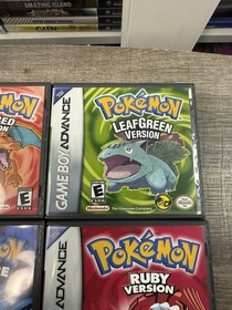 5 Pokemon Bundle Custom Game Case For Nintendo Gameboy Advance GBA  *NO GAME*