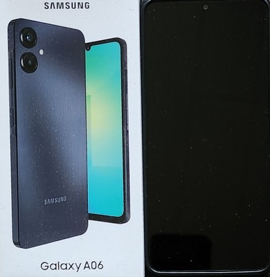 Samsung Galaxy A 06, 64 GB, black, wie neu