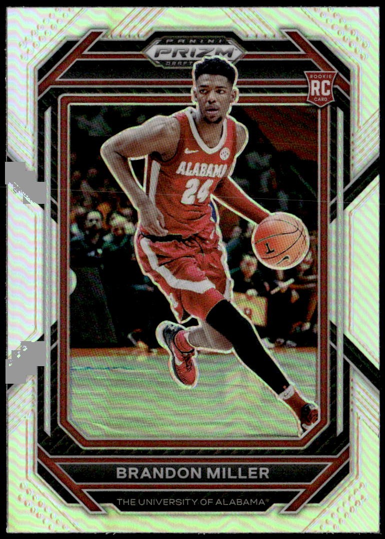 2023 Panini Prizm Draft Picks #63 Brandon Miller Silver F3