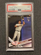 Topps 2017 Aaron Judge #287 Rookie Base New York Yankees PSA 9 Mint